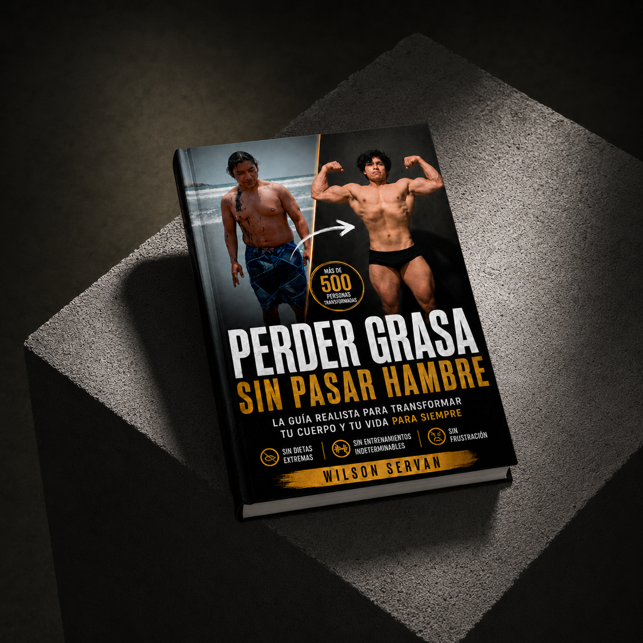 Mockup alternativo del libro de Wilson Servan